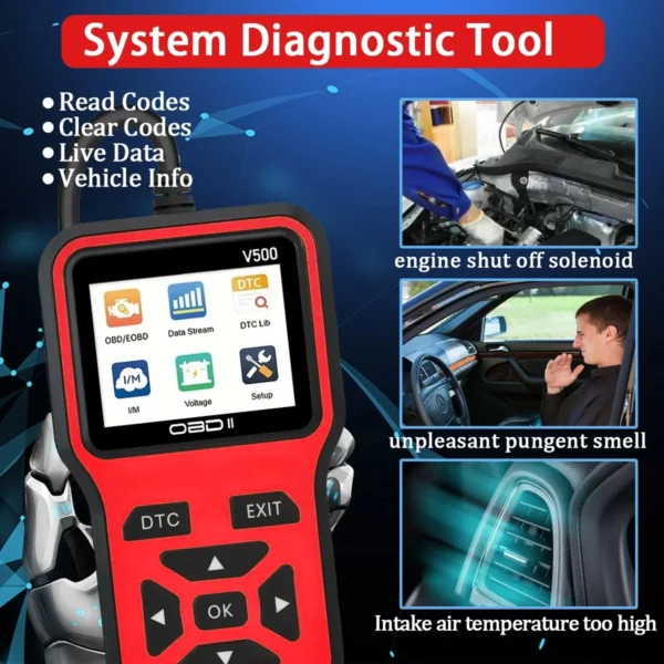 Car OBD2 Scanner Diagnostic Tool V500 – AUTO Mechanic BD
